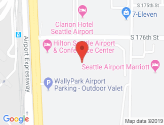 map of Hilton Seattle Airport & Conference Center