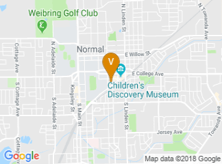 map of Bloomington-Normal Marriott Hotel & Conference Center