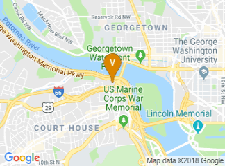 map of Key Bridge Marriott