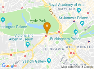 map of Mandarin Oriental Hyde Park, London