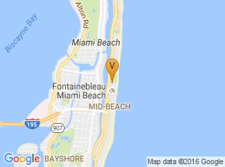 map of Eden Roc Hotel
