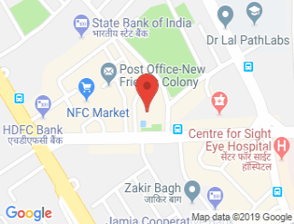 map of The Suryaa New Delhi