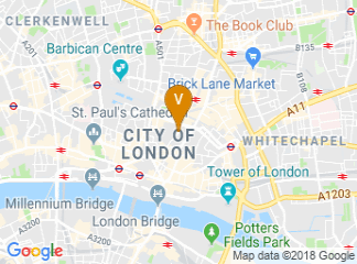 map of Pinners Hall