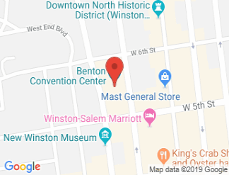 map of Benton Convention Center