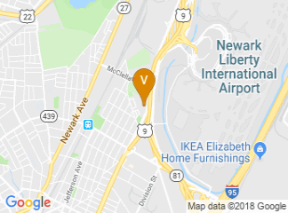 map of Renaissance Newark Airport Hotel