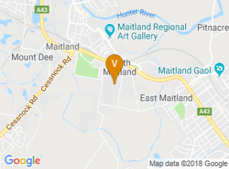 map of Maitland Showground