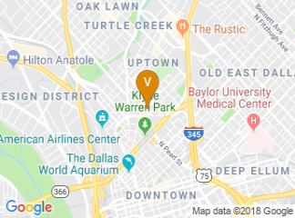 map of Hotel ZaZa Dallas