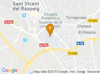 map of Universidad de Alicante