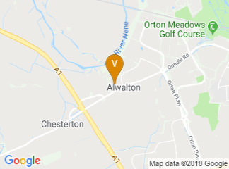 map of Peterborough Marriott Hotel