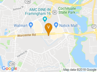 map of Crowne Plaza Boston-Natick