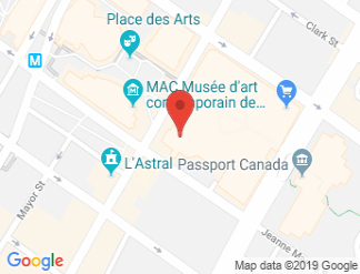 map of Hyatt Regency Montreal