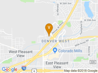 map of Denver Marriott West