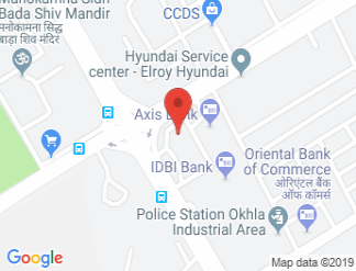 map of Crowne Plaza New Delhi Okhla