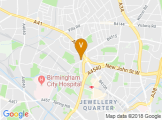 map of The New Bingley Hall