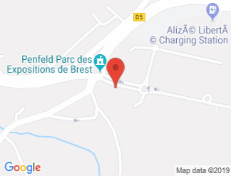 map of Parc des Expositions de la Penfeld