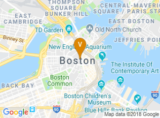 map of Boston City Hall