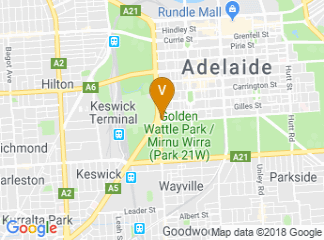 map of Rydges South Park Adelaide