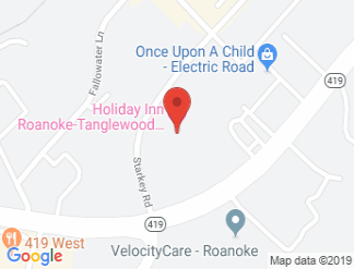 map of Holiday Inn Roanoke-Tanglewood-Rt 419&I581