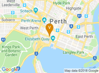 map of Law Society of Western Australia