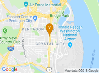 map of The Westin Crystal City