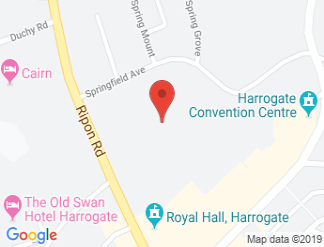 map of DoubleTree by Hilton Harrogate Majestic Hotel & Spa