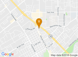 map of Ramada Plaza Chico
