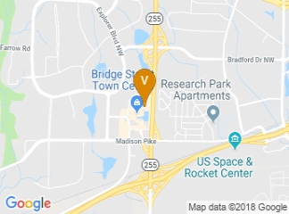 map of The Westin Huntsville
