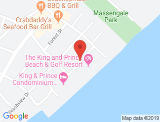 map of The King and Prince Beach & Golf Resort