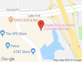 map of DoubleTree by Hilton Colorado Springs
