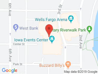 map of Community Choice Credit Union Convention Center