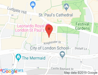 map of Grange St.Pauls Hotel