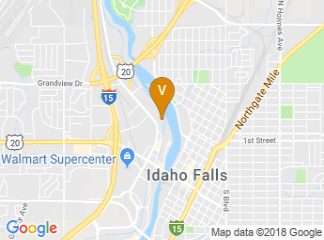 map of Hilton Garden Inn Idaho Falls