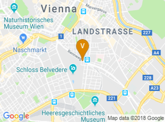 map of Austria Trend Hotel Savoyen Vienna