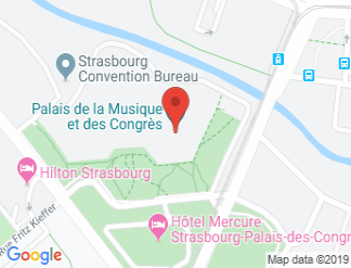 map of Palais de la Musique et des Congres