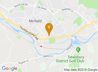 map of Mirfield Showground