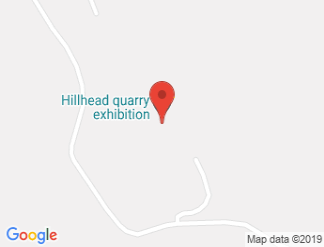 map of Hillhead quarry exhibition