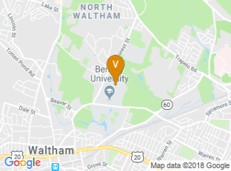 map of The Conference Center at Bentley University
