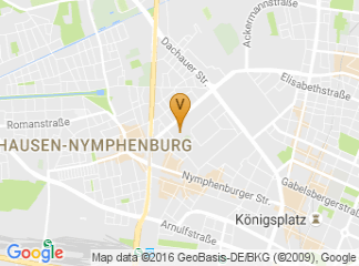 map of Holiday Inn Munich - City Centre Hochstr. 3 81669 Munich, Germany