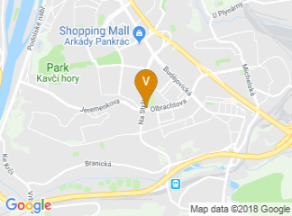 map of Occidental Praha