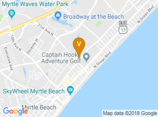map of Sheraton Myrtle Beach Convention Center Hotel