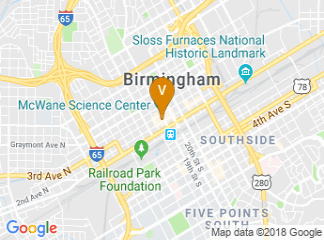 map of McWane Science Center