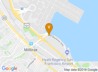map of The Westin San Francisco Airport