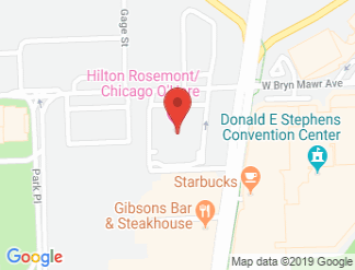 map of Hilton Rosemont/Chicago O'Hare
