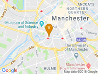 map of The Comedy Store Manchester