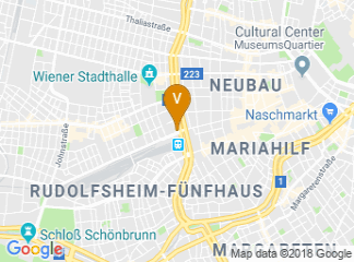map of Hotel Mercure Wien Westbahnhof