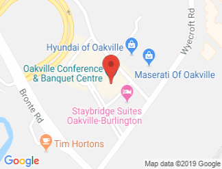map of Oakville Conference & Banquet Centre