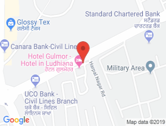 map of Hotel Gulmor