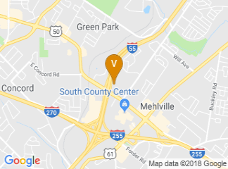 map of Holiday Inn St. Louis-South County Center
