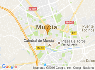 map of AULA DE CULTURA DE CAJAMURCIA EDIFICIO GRAN VIA