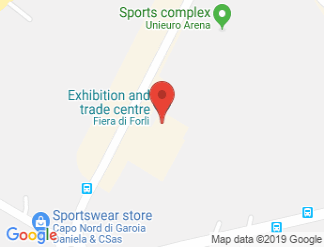 map of Fiera di Forli